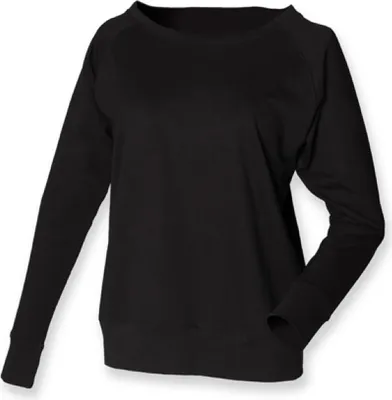Produktbild von SF Women SK513 | Ladies Slounge Sweatshirt / Pullover - Farbe: Black - Größe: L