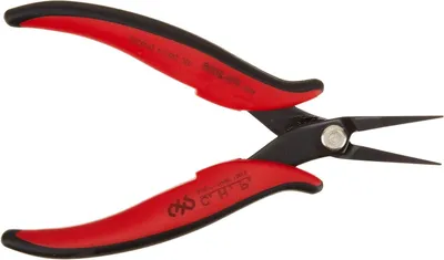 Productafbeelding van Lange Neus Tang met Gladde Kaken voor Precisiewerk - 32 mm Kaaklengte