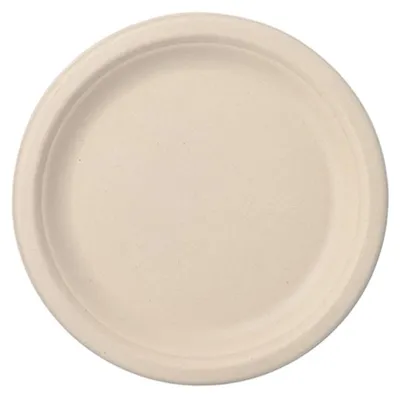 Immagine prodotto di PAPSTAR 89866 PAPSTAR piatto di canna da zucchero "puro", rotondo, 230 mm, 50 pezzi