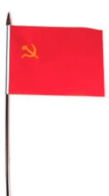 Sowjetunion Handwinkende Flagge 15x10 cm aus Polyester