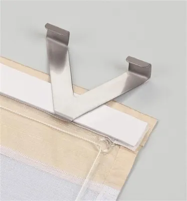 Produktbild von Home Wohnideen Easyfix-Haken V-F., Easyfix-Fensterhaken V-Form 1 teilig 10 cm Metall / Blisterverp.
