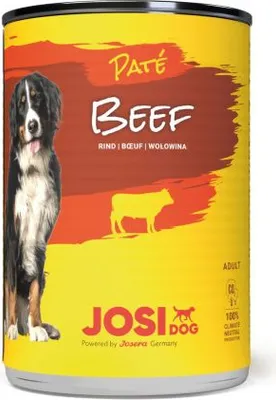 Produktbild von JosiDog | Paté Beef | Nassfutter 800 g