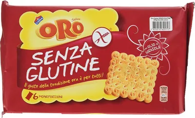 Produktbild von 6x Oro Saiwa senza glutine Biscuits Gluten Free 200g + Italian Gourmet polpa 400g
