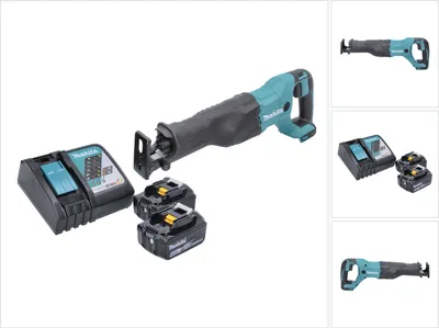 Produktbild von Makita DJR 186 RG Akku Reciprosäge Säbelsäge 18 V + 2x Akku 6,0 Ah + Ladegerät
