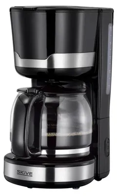 Image de Machine à café Skive Noir Acier inoxydable 1,5 L Verseuse thermos Filtre Verre Petit déjeuner