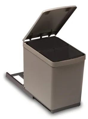 Produktbild von Victory Abfallsammler 72833060 Tradition Line 15 Liter hellgrau