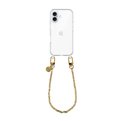 Produktbild von Dreamy Transparant Cord Hülle - Short Cord  - Kompatibel mit iPhone 16 Plus