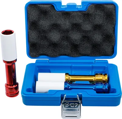 Immagine prodotto di BGS Kraft-Schoneinsatz set azionamento quadrato 12,5 mm (1/2") 150 mm di profondità SW 17 / 19 / 21 mm 3 pezzi - 7100