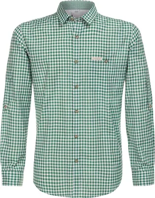 Produktbild von Stockerpoint Campos3 Herren Trachtenhemd, Dunkelgrün, 5XL