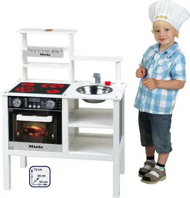 Produktbild von Theo Klein 9458 Küche Miele Holzküche, mittel, weiß