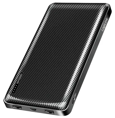 Produktbild von LogiLink PA0316, 10000 mAh, 12 W, Schwarz