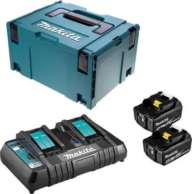 Produktbild von Makita 197629-2, Batterie/Akku, Lithium-Ion (Li-Ion), 5 Ah, 18 V, Makita, Schwarz