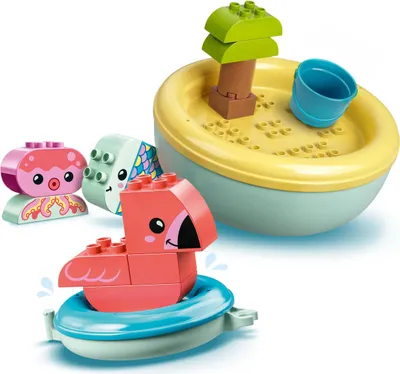 Produktbild von LEGO DUPLO Badewannenspaß: Schwimmende Tierinsel, Bausatz, 1,5 Jahr(e), Kunststoff, 0 Stück(e), 721 g