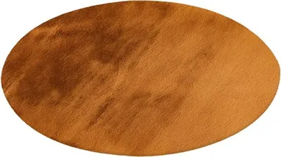 Produktbild von Lalee Heaven - Runder Teppich - Teppich - Teppich - Hochflor - Super weich -bequem Flauschig - Kaninchenfell- 160x160 cm Runder Bernstein