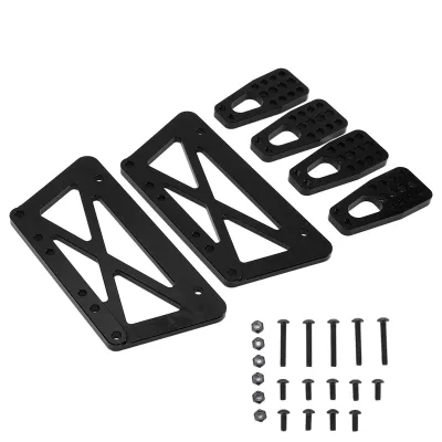 Image de Plaque de levage du châssis pour Axial SCX10,Kit plaque de levage du châssis,Kit plaque de levage du châssis en alliage,Kit plaque de levage du châssis RC,Plaque de levage du châssis pour voiture RC 1/10,Assemblage plaque de levage du châssis