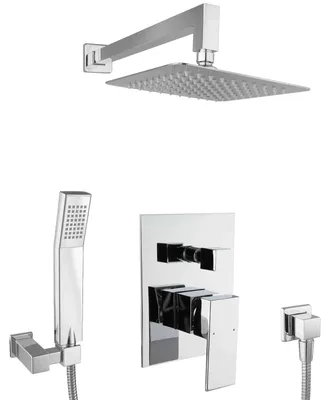 Image de PaulGurkes Ensemble de douche encastré système de douche 20 cm