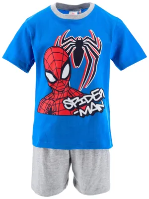 Produktbild von Schlafanzug kurz Spider-Man Blau 98 cm