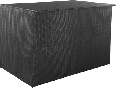 Produktbild von Garden-Auflagenbox Schwarz 150x100x100 cm Poly Rattan