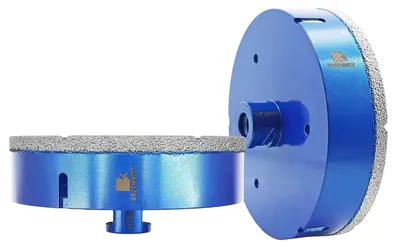 Zdjęcie produktu dla Wiertła diamentowe do płytek, 150 mm, gwint M14, do szlifierki kątowej, 2 sztuki