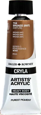 Zdjęcie produktu dla Daler Rowney Cryla Artists’ Farba akrylowa Bronze 75 ml 1 szt.