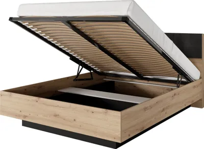 Produktbild von Bett TALLY - C Bettgestelle Lattenrost 160x200 cm mit gasdruckfeder Bettkasten Bettrahmen