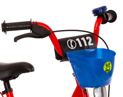 Produktbild von Bachtenkirch-Interbike Feu­er­wehr, Stadtrad, Kinder, Männlich, Rot, Weiß, 40,6 cm (16"), Kette