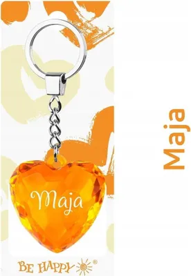 Zdjęcie produktu dla Brelok serce Maja - Be-Happy Gifts