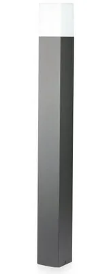 Zdjęcie produktu dla Oprawa Ogrodowa V-TAC GU10 Słupek Kwadrat Aluminium Czarny 80x80x800mm IP54 VT-7615
