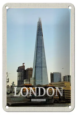 Produktbild von Blechschild Reise 12x18cm London Stadt United Kingdom Dekoration
