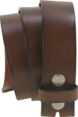 Produktbild von hochwertiger Ledergürtel aus Büffelleder mit Druckknopf