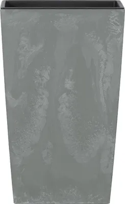 Image de Pot de fleurs en béton, 26 L, léger, gris