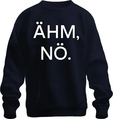 Immagine prodotto di ÄHM NÖ Sarcastic Funny Saying Statement Humorous Gift Felpa Unisex Pullover, Navy, XXL
