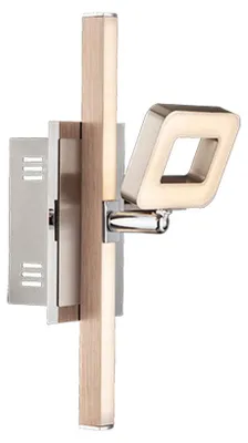 Produktbild von LED Wandleuchte, Spot beweglich, Chrom nickel-matt, L 25 cm