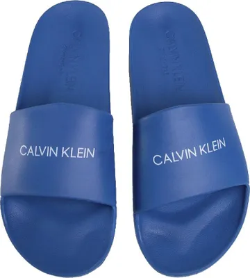 Produktbild von Slipper Mann Herren Swimwear CK CALVIN KLEIN Artikel KM0KM00498 ONE MOLD SLIDE, Piede 45, Gomma 100%