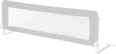 Produktbild von roba Bettschutzgitter 'Klipp-Klapp', klappbar, für Babys & Kinder, Rausfallschutz 135cm, grau