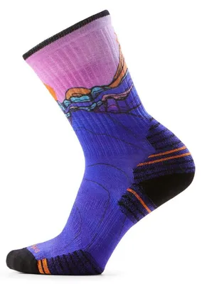 Produktbild von Smartwool Damen Targeted Cushion Crew Mountain Sunrise Wandersocken deep navy 38-41