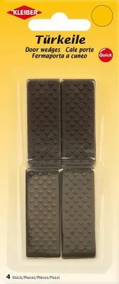 Produktbild von KLEIBER Türkeil Kunststoff braun 4 Stück