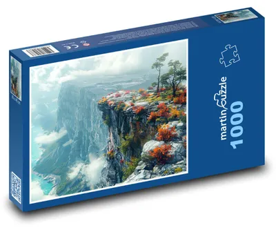 Zdjęcie produktu dla Puzzle 1000 Klif nad morzem - martinpuzzle