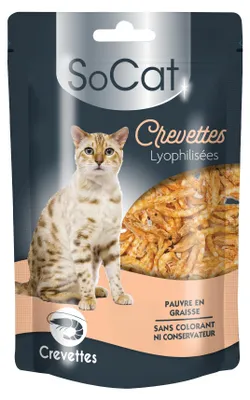 Productafbeelding van Kattenlekkernij van gefrierdroogde garnalen - 20 g
