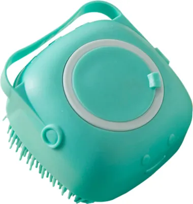 Obrázek produktu pro Kartáč na domácí mazlíčky, multifunkční, pohodlná rukojeť, silikonový sprchový hřeben pro domácí mazlíčky, kočky, psy, modrý