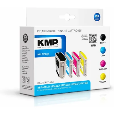 Produktbild von KMP H71V Vorteilspack BK/C/M/Y komp. m. HP No. 940 XL