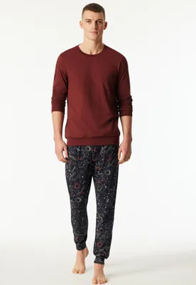 Immagine prodotto di Pigiama uomo Schiesser lungo 56 pezzi bordeaux