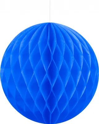 Obrázek produktu pro Voštinová koule modrá 20 cm