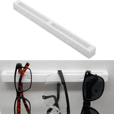 Produktbild von Brillenhalter Halterung Wandhalter Brillen Organizer Aufhänger Aufbewahrung Weiß