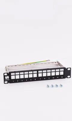 Zdjęcie produktu dla Patch Panel Keystone 10" 12-Porty, Utp Netrack