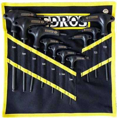 Produktbild von Pedro´s Pro Torx&hex 10 Pieces Set Werkzeug Schwarz Schwarz One Size