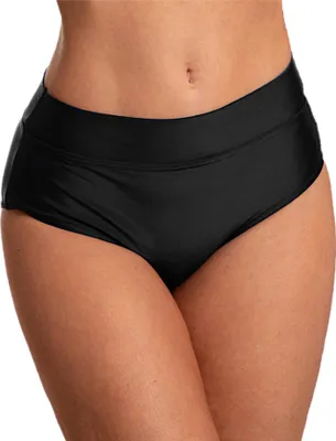 Produktbild von Aquarti Bikinihose Damen mit Hohem Bund, Farbe: Schwarz, Größe: 46
