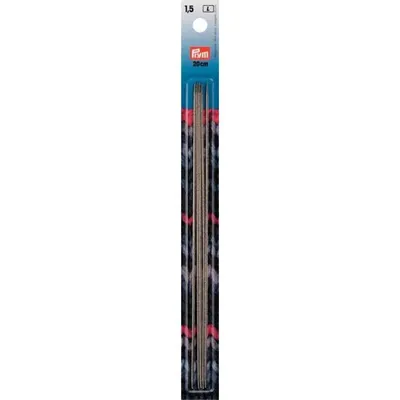 Produktbild von Strumpfstricknadeln 5,00 mm 20 cm grau 5 St