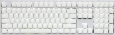 Produktbild von Ducky ONE 2 White Edition Tastatur USB Deutsch Weiß (DKON1808S-ADEPDWZW1)