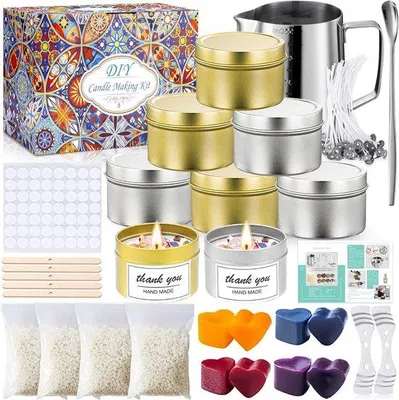 Produktbild von Famanu Kerzenmacher-Set - DIY Duftkerzen Geschenkset